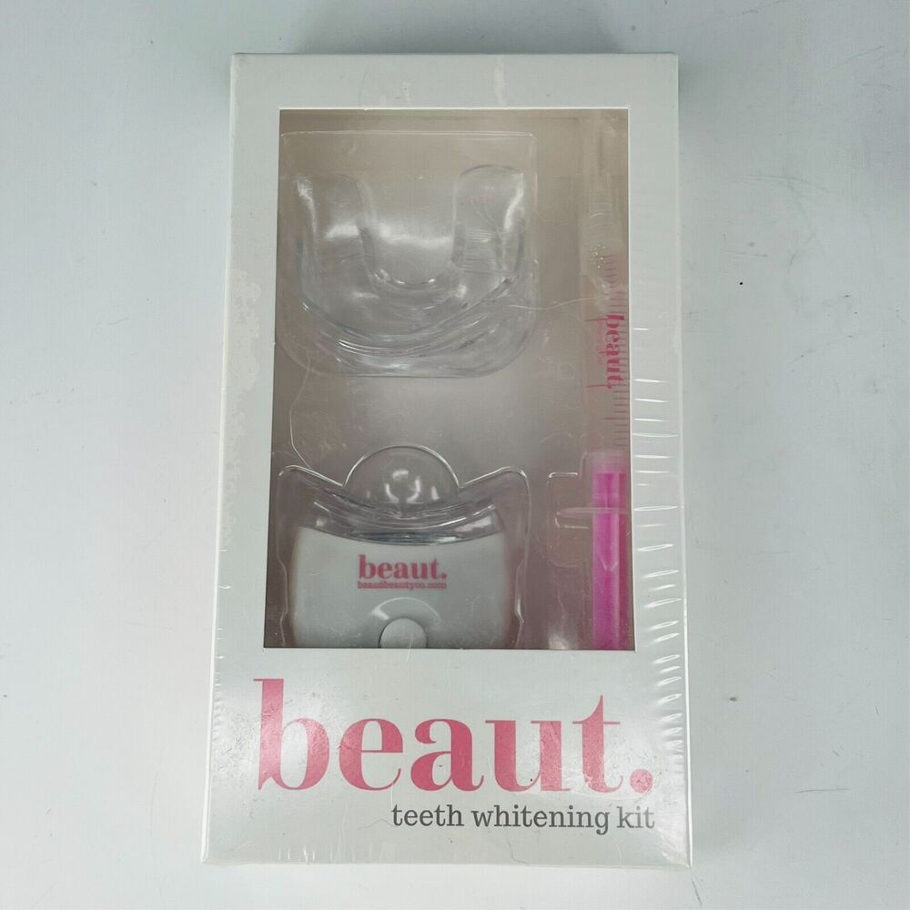 Beaut. Vegan Teeth Whitening LED 3pc Kit with Syringe Sealed NIB